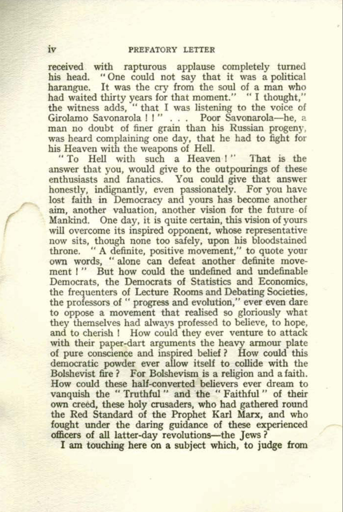 Oscar Levy - Preface to The World Significance of the Russian Revolution - 1920 - 4